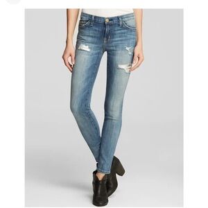 Current Elliott The Ankle Skinny in Super Luxe Destroy Repair